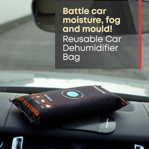 Set of 2 x 1kg Reusable Dehumidifier Bags Moisture Absorber for Car